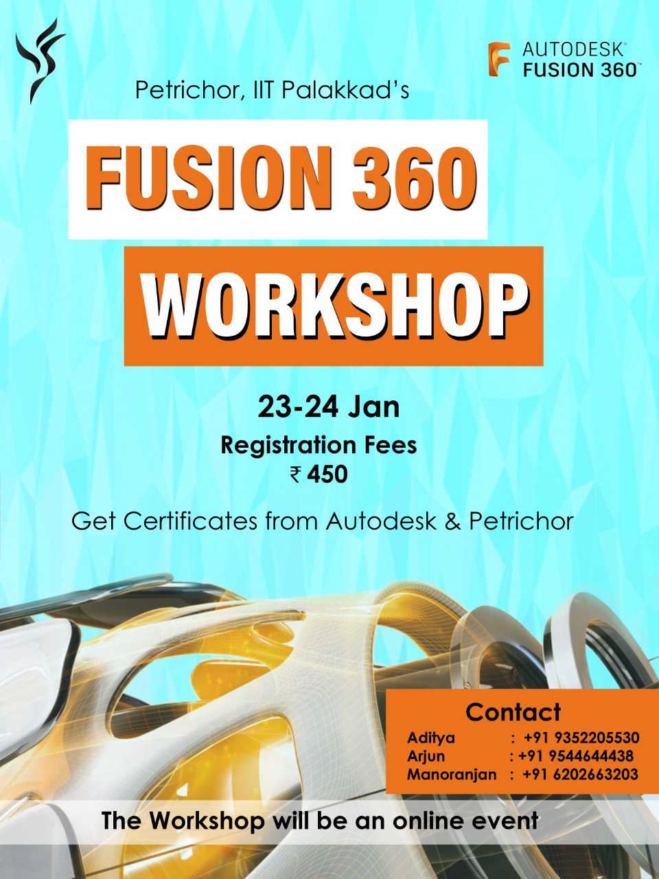 Fusion 360 Workshops 2021